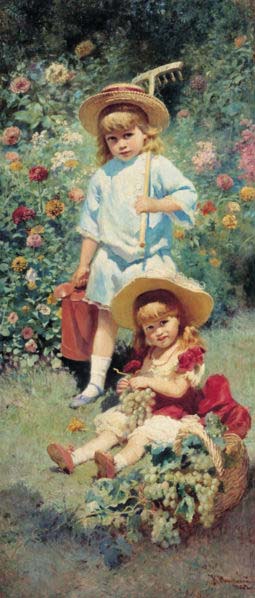 Konstantin Makovsky Children of the Artist,